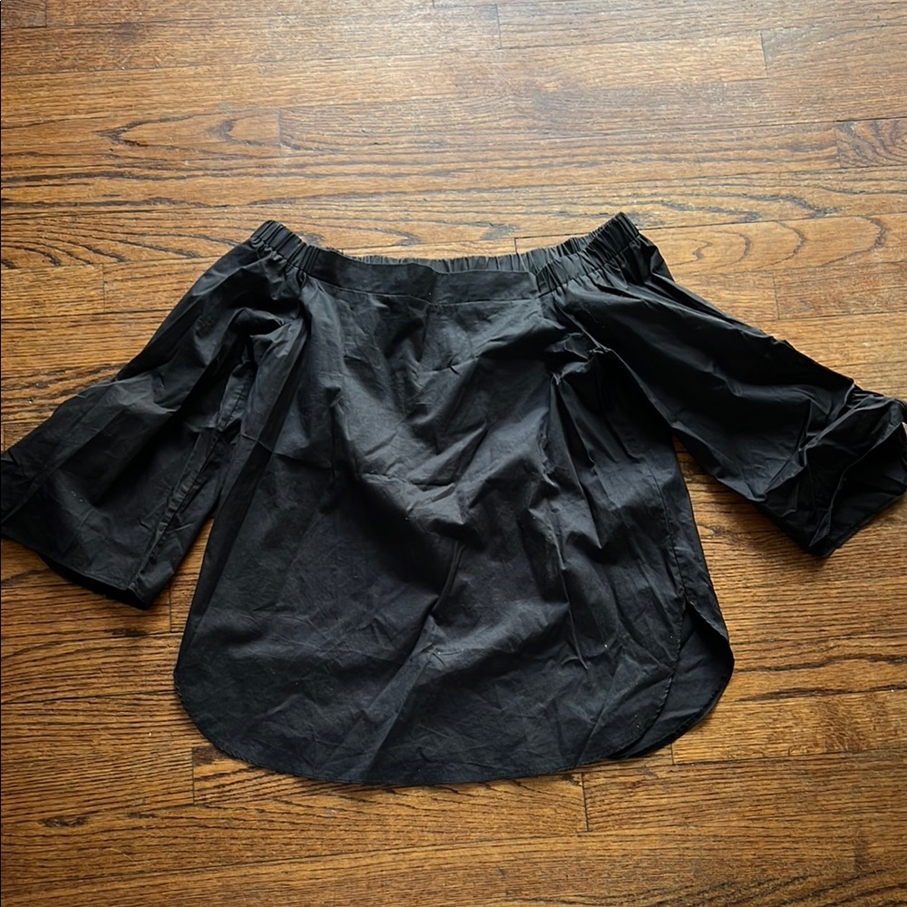 Elegant Black off Shoulder Top